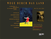 Tablet Screenshot of 2004.wege-durch-das-land.de