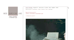 Desktop Screenshot of 2011.wege-durch-das-land.de