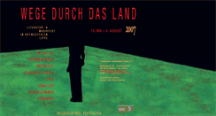 Desktop Screenshot of 2007.wege-durch-das-land.de