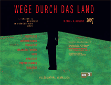 Tablet Screenshot of 2007.wege-durch-das-land.de